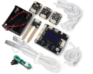 Sada elektronických modulů s řídicí deskou, bateriovým pouzdrem a propojovacími kabely