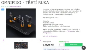 Omnifix OF-M4 se čtyřmi polohovatelnými držáky pro pájení