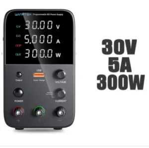 Laboratorní zdroj Wanptek WPS305H s displejem a parametry 30 V, 5 A