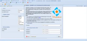 Průvodce nastavením TVheadend zobrazuje úvodní konfiguraci televizního serveru