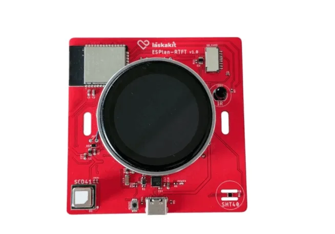 LaskaKit ESPlan Round 1.3" IPS 320x320 ESP32 LAN8720A