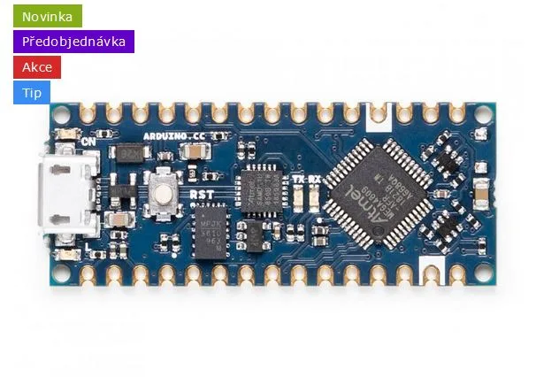 Modrá vývojová deska Arduino Nano Every