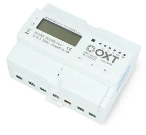 Třífázový obousměrný elektroměr OXT T363S se ZigBee