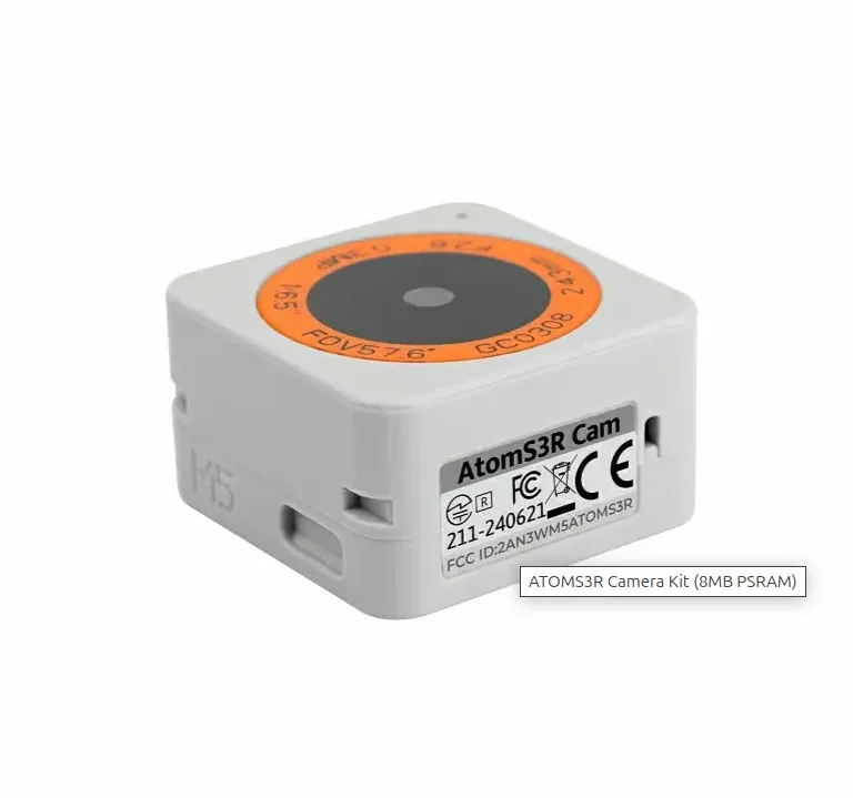 Kompaktní M5Stack AtomS3R s vestavěnou kamerou GC0308