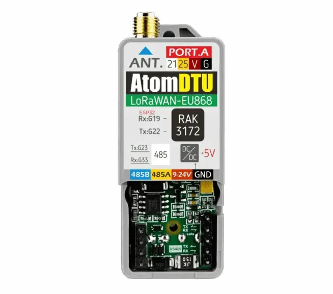 M5Stack Atom DTU LoRaWAN Base EU868 - Základní modul
