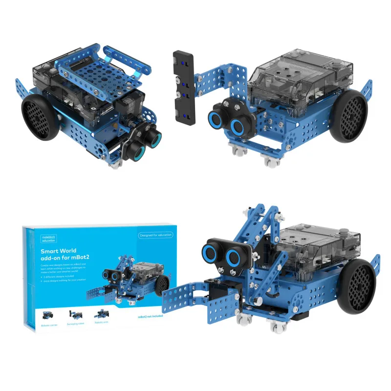Sada Makeblock Smart World s komponenty pro stavbu tří podob mBota2