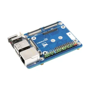 Ethernetová vývojová deska s konektorem RJ45 a řadou pinů