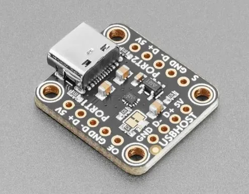 Breakout deska Adafruit TS3USB30 s USB konektorem a přepínacím čipem