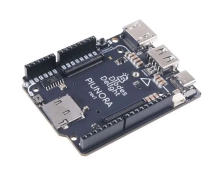Vývojová deska Seeed Piunora pro Raspberry Pi CM4 s konektory HDMI a M.2