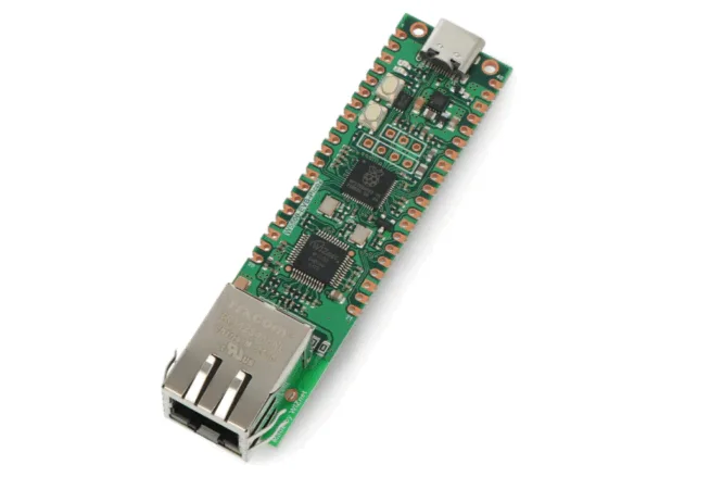 W5500-EVB-PICO2 - deska s mikrokontrolérem RP2350 a Ethernetem - WIZnet
