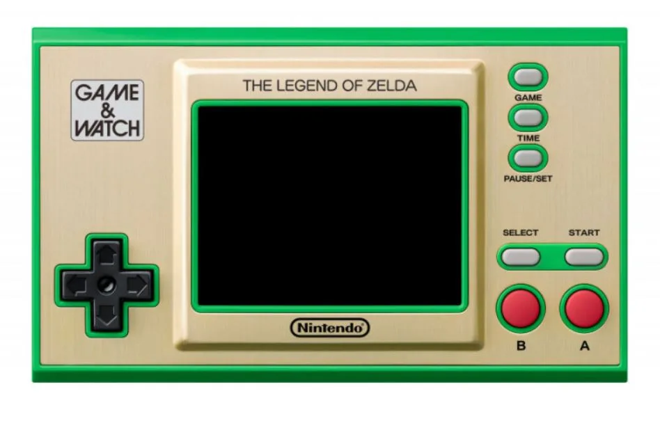 Kapesní konzole Nintendo Game & Watch: The Legend of Zelda s ovládacími tlačítky