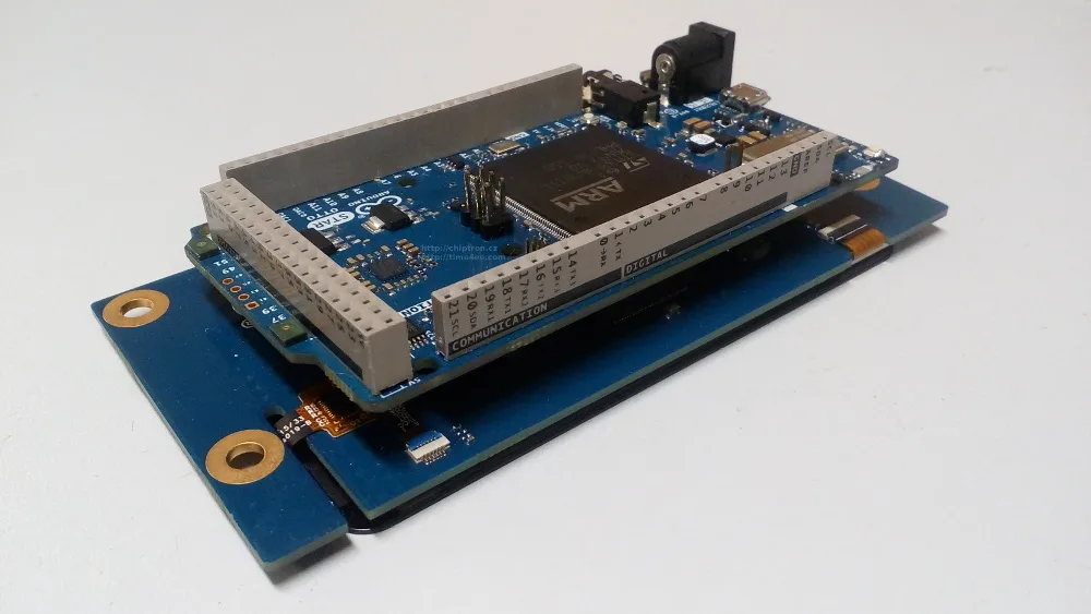 Vývojová deska Arduino STAR OTTO s konektory a mikrokontrolérem STM32F469