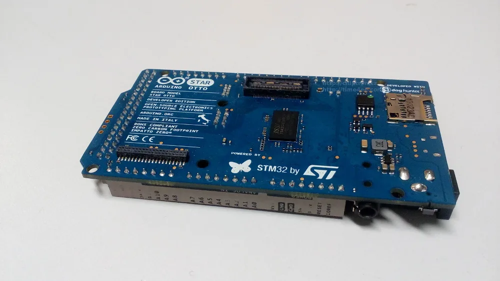 Modrá vývojová deska Arduino STAR OTTO s mikrokontrolérem STM32