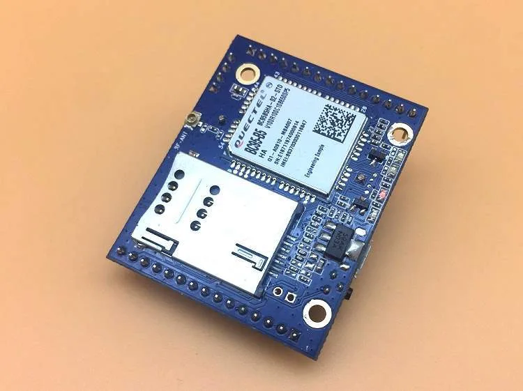 Modrá vývojová deska Banana Pi NB-IoT s modulem Quectel BC95-SL