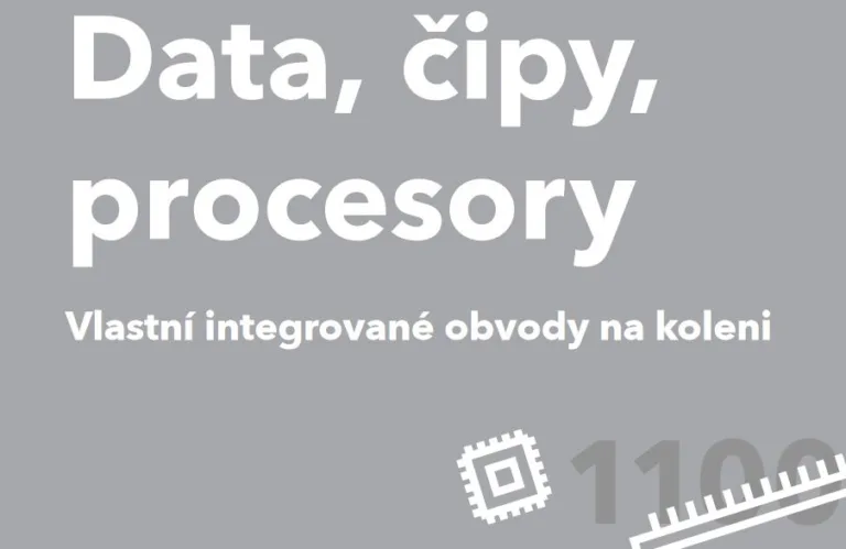 Obálka knihy Data, čipy, procesory s podtitulem Vlastní integrované obvody na koleni