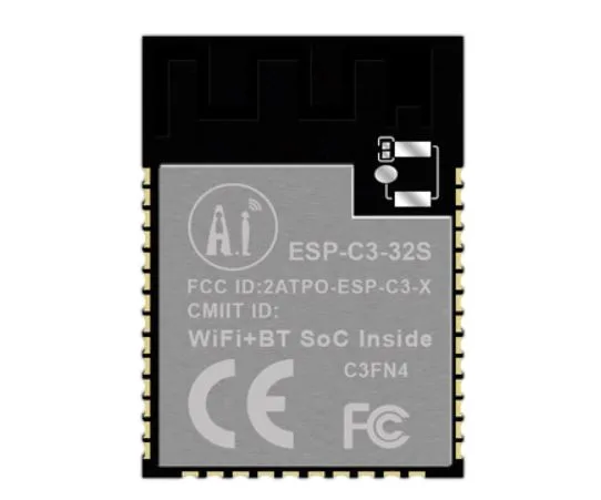 Modul ESP32-C3S s integrovanou anténou Wi-Fi a Bluetooth