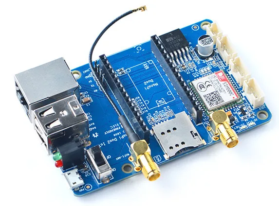 Modul IoT 2G pro NanoPi Duo2 s USB porty a SMA konektory