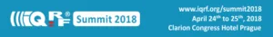 Banner IQRF Summit 2018 s termínem 24.–25. dubna a hotelem Clarion Congress Hotel Prague