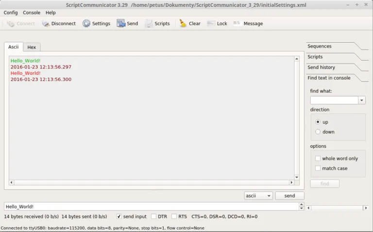 ScriptCommunicator – výborný serial terminal pro každého