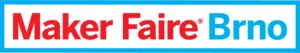 Logo festivalu Maker Faire Brno na bílém pozadí