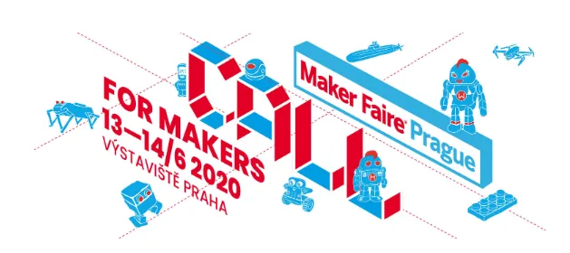 Grafika Maker Faire Prague 2020 s termínem 13.–14. května