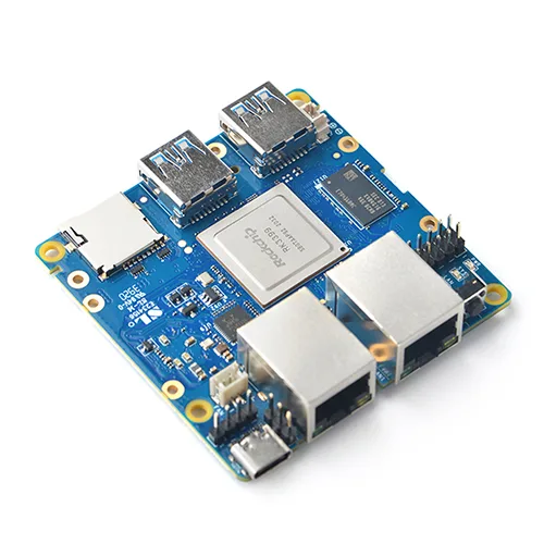 Jednodeskový počítač NanoPi R4S se dvěma gigabitovými ethernetovými porty