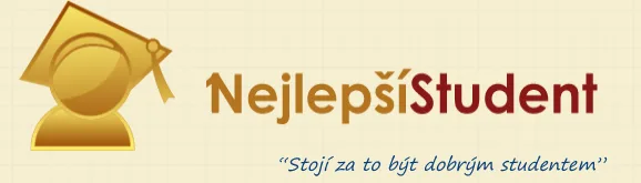 Banner soutěže Nejlepší student s ikonou zlaté trofeje