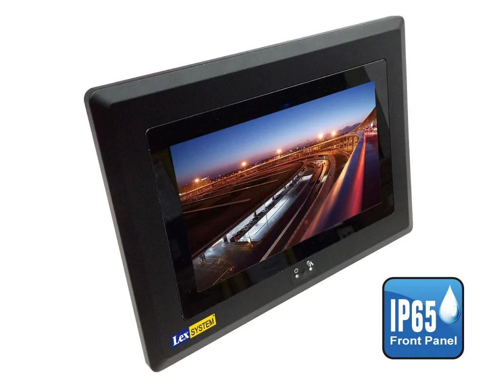 Panelové PC LexSystem série SUPER s displejem a krytím předního panelu IP65