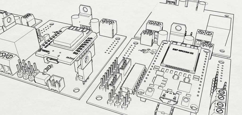 3D vizualizace vývojových desek IoTboard a ROBOTboard