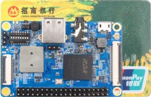 Jednodeskový počítač Orange Pi 2G-IOT s konektory a slotem pro SIM kartu