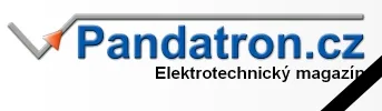 Logo webu Pandatron.cz, elektrotechnického magazínu