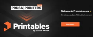 Grafika oznamující přechod PrusaPrinters na databázi 3D modelů Printables.com