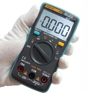 Digitální multimetr Richmeters RM102 s otočným přepínačem a velkým displejem
