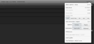 Nabídka programu Saleae Logic Analyzer 1.2.22 beta nad prázdným panelem