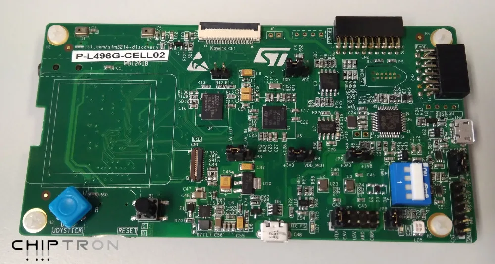 Vývojová deska P-L496G-CELL02 se STM32 a LTE modemem