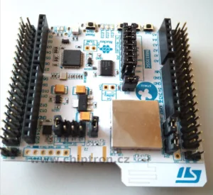Vývojová deska STM32WB55 Nucleo s konektory po stranách