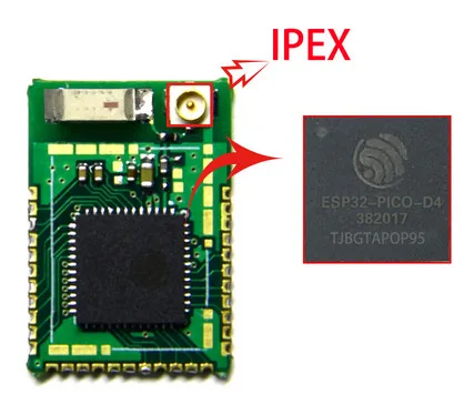 Vývojová deska TTGO Micro-32 s čipem ESP32-PICO-D4 a anténním konektorem IPEX