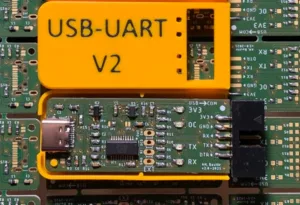 Deska USB-UART převodníku V2 s konektory microUSB a USB-C