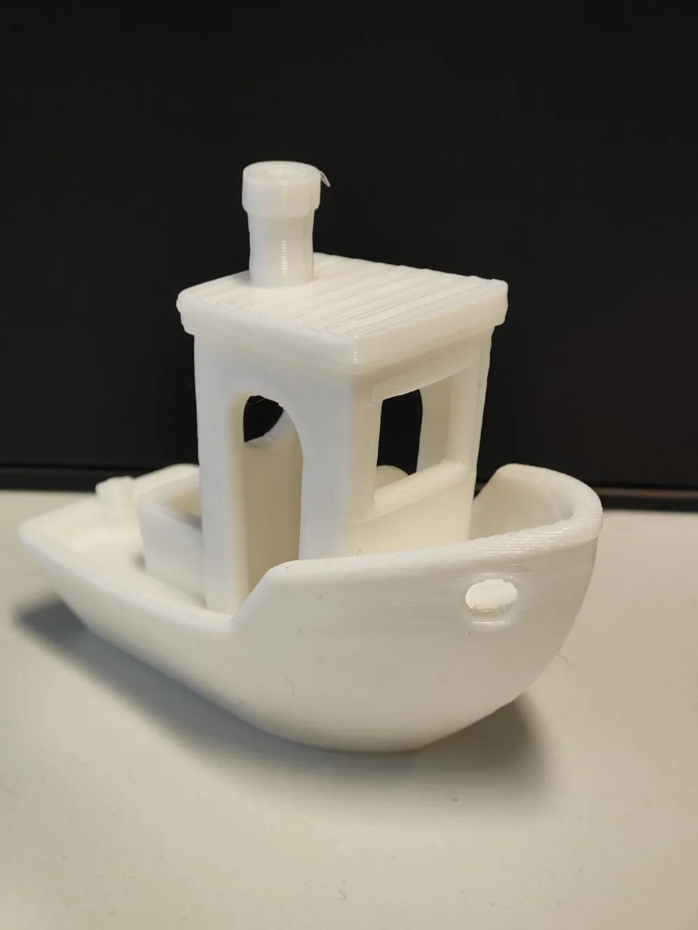 Výsledek tisku 14 minutové 3D Benchy