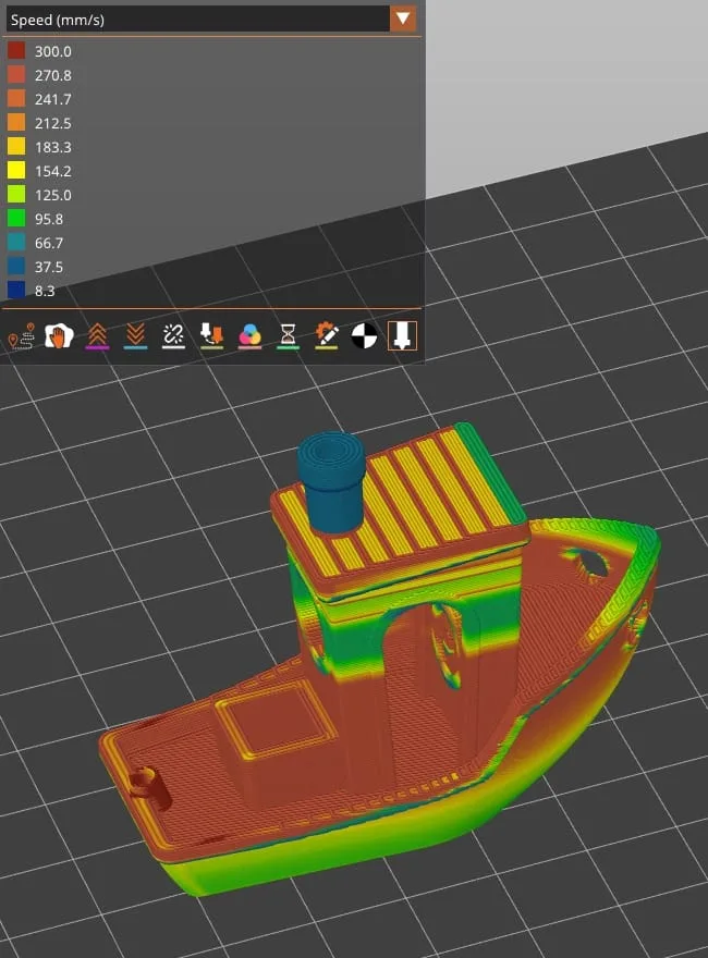 14 minutová 3D Benchy