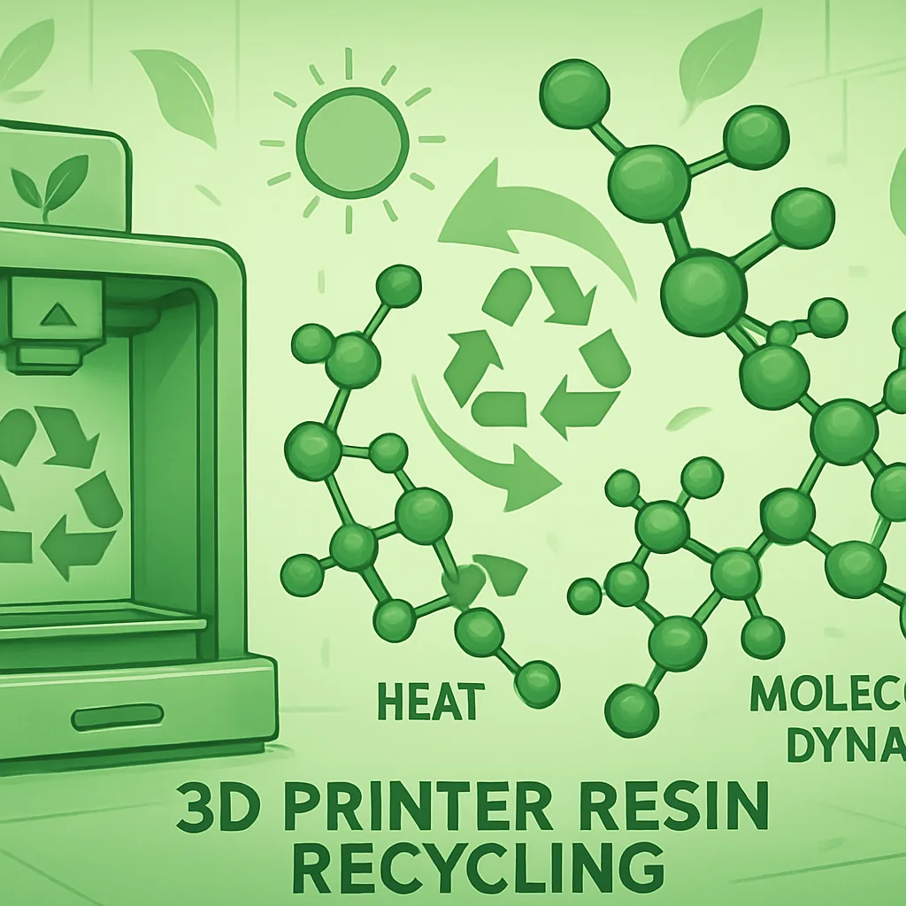 Čínští vědci vyvinuli „nekonečně recyklovatelnou pryskyřici“ pro 3D tisk