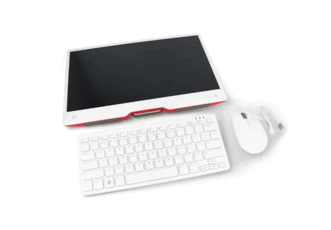 Počítačová sada Raspberry Pi 500 8GB RAM + 15,6" IPS LCD monitor + oficiální příslušenství