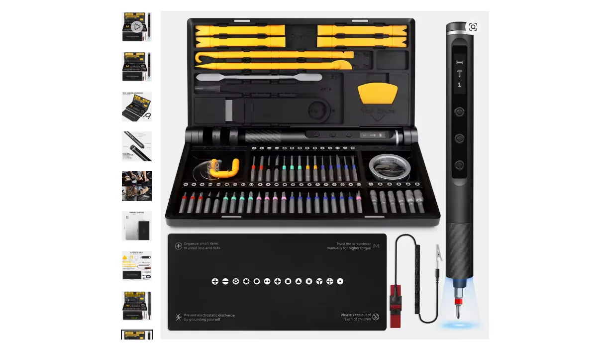 Sada bitů 71v1 s manuálním nebo elektrickým šroubovákem