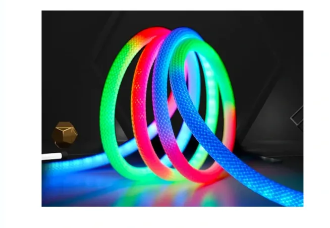 Led pásek opletený Neopixel WS2812 40led/m 5V IP67