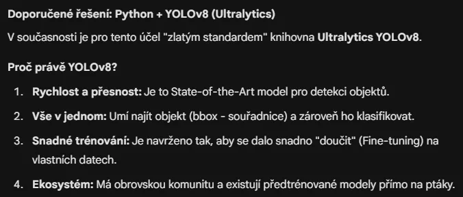 Doporučení AI od AI