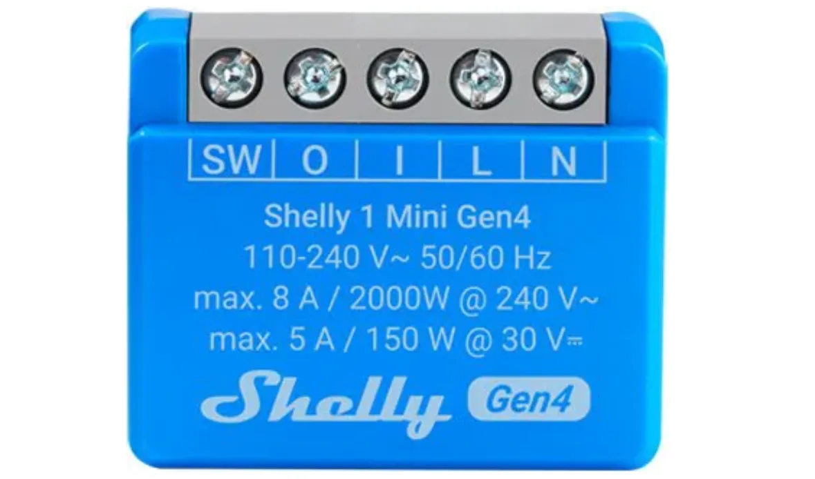 Shelly Gen4 1 Mini, spínací modul, WiFi