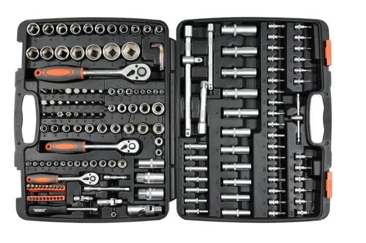 STHOR Gola sada 1/2", 3/8", 1/4" 173 ks TO-58688
