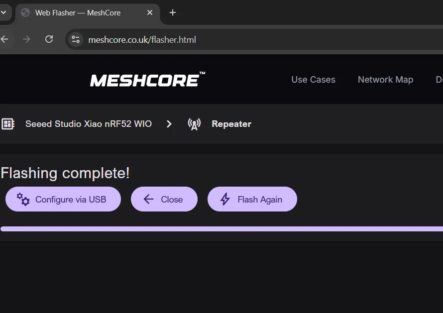 Konfigurace skrze USB