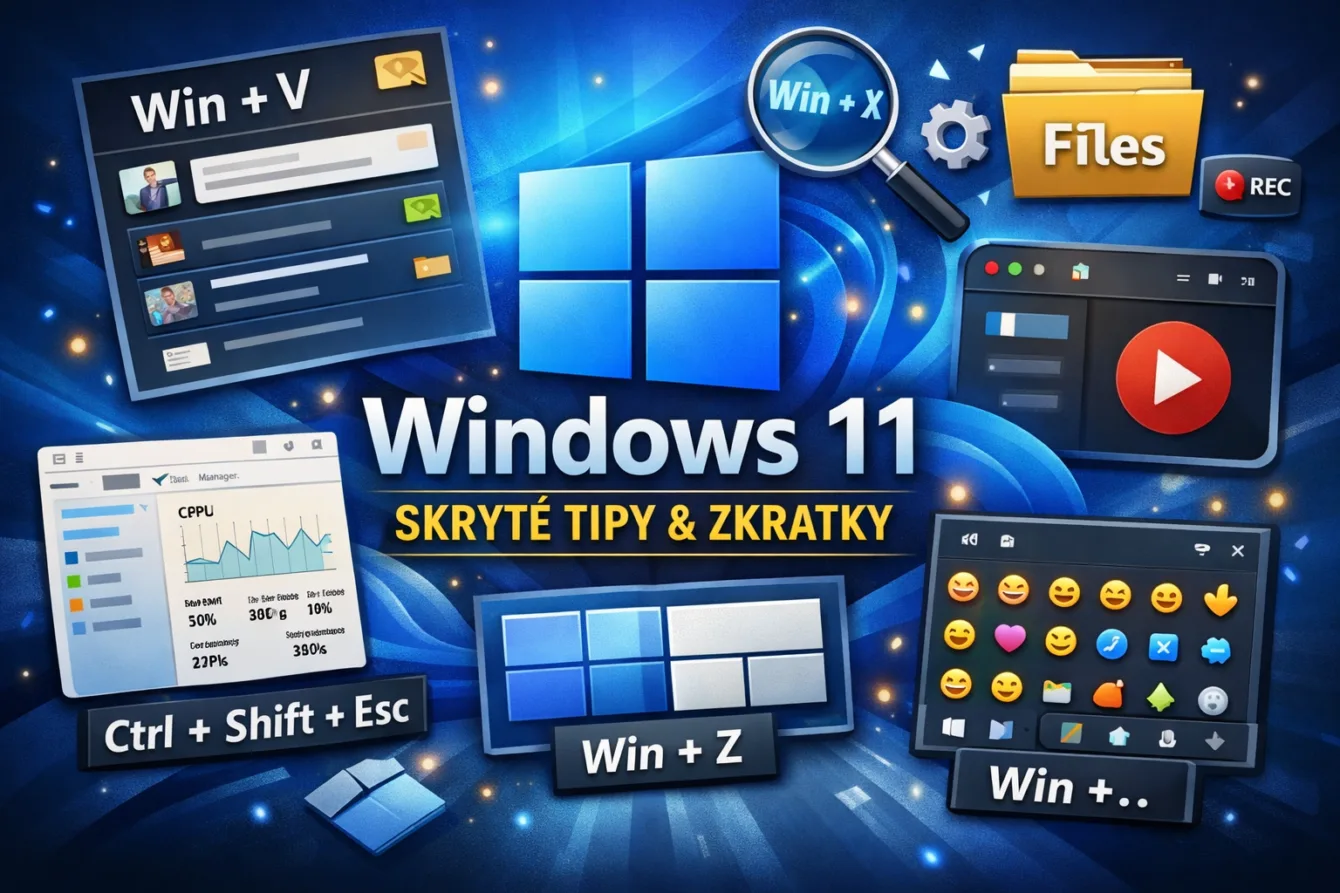 Windows 11: Málo známé zkratky a nástroje, které vám ušetří čas