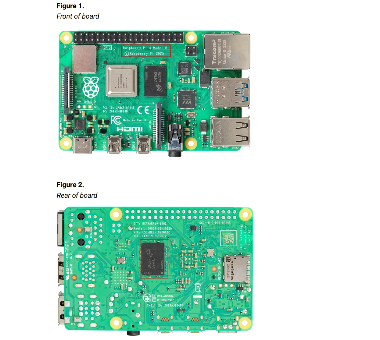 Dual RAM varianta Raspberry Pi 4B